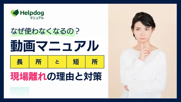 なぜ使わなくなるの？動画マニュアル 長所と短所