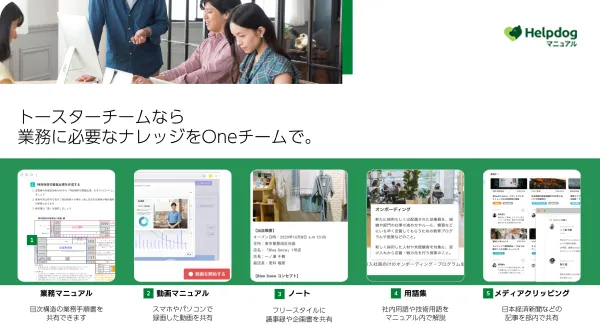 様々な現場マニュアルに対応