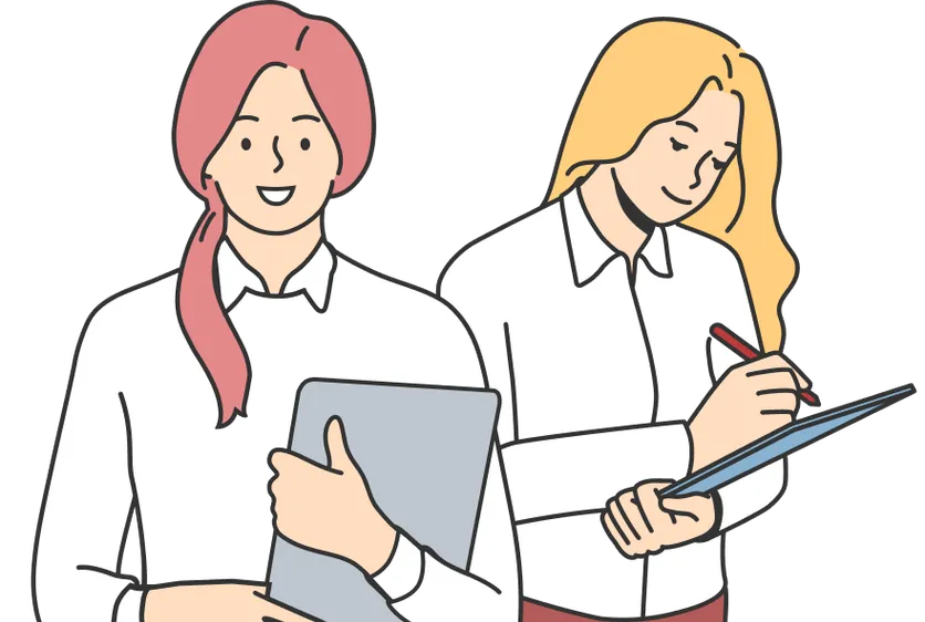 女性のイラスト